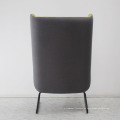 Muebles de diseño para el hogar Silla clásica de sala de estar con patas metálicas